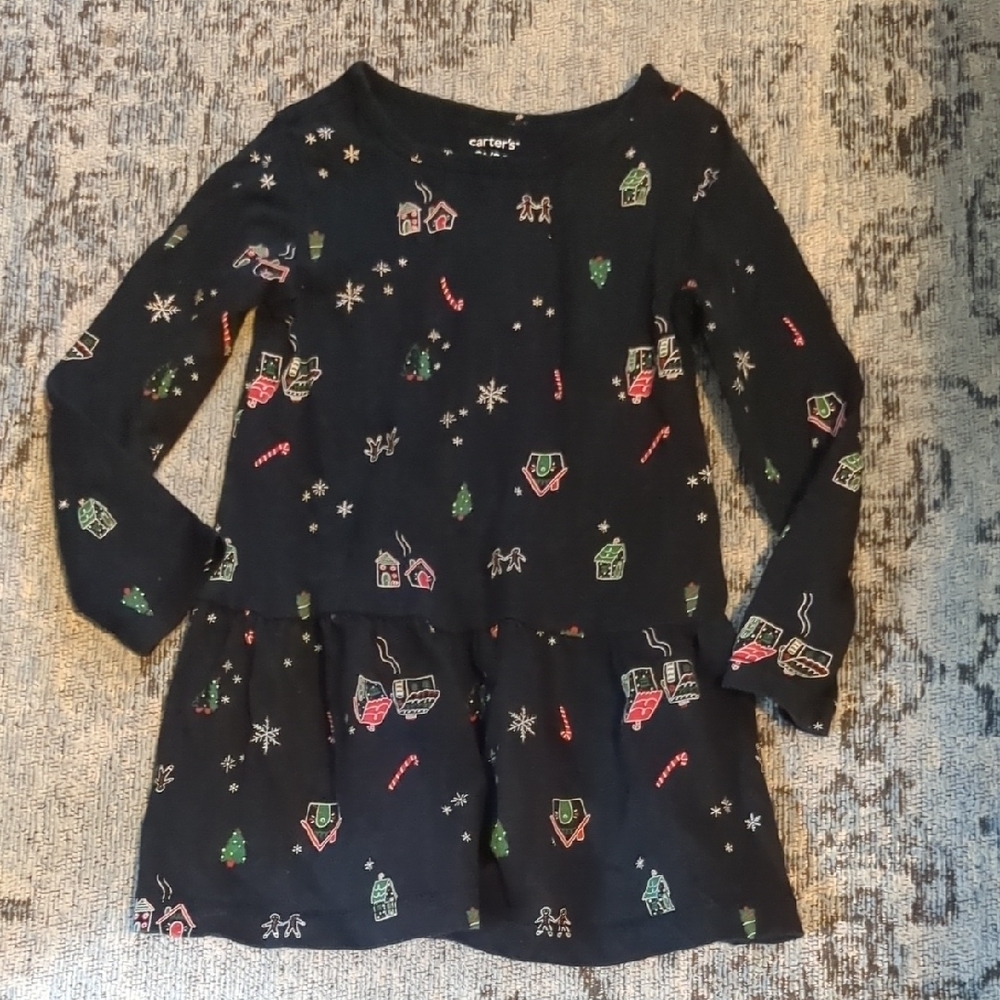 Carter's Black Kids Holiday Shirt